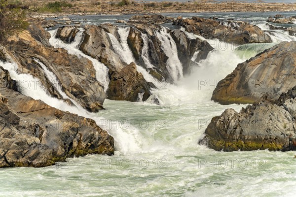 The Mekong Falls Nam Tok Khon Phapheng, Si Phan Don, Champasak Province, Laos, Asia
