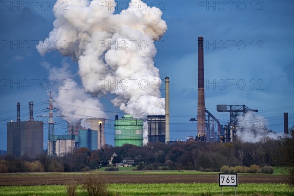 Hüttenwerke Krupp-Mannesmann, HKM in Duisburg-Hüttenheim, 2 blast furnaces, coking plant, quenching