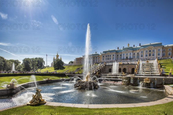 Samson fountain. Petrodvorets. St. Petersburg. Russia