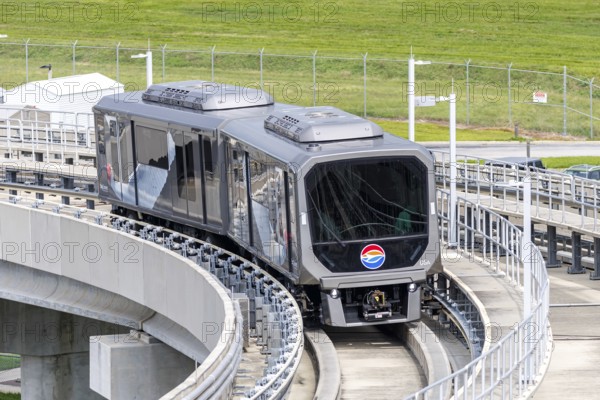 Tampa International Airport SkyConnect People Mover at the airport in Tampa, USA, North America