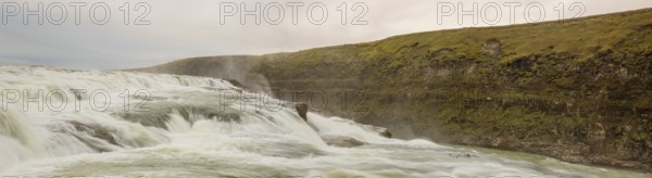 Gullfoss waterfall. A waterfall located in the canyon of the Hvítá river in southwest Iceland