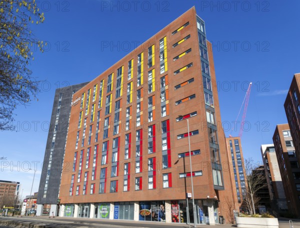 The Cargo Building, modern architecture new apartment block building, Wapping, city centre,
