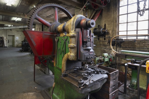Machine in a drop forge, formerly Dietz & Pfriem valve factory, today Industrial Museum Lauf,