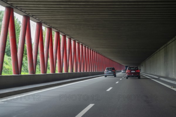 Tunnel on the Ravensburg bypass on the A 89 motorway, Baden-Württemberg, Germany, Europe