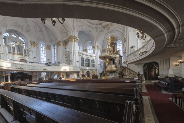 St Michael's Church, Hamburger Michel, Hamburg, Germany, Europe