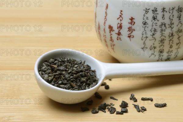 Green tea 'Gunpowder' from China, Gunpowder tea, China, Asia