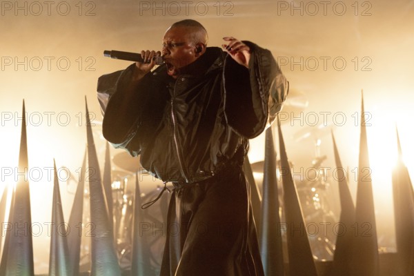 Deborah Anne Dyer aka Skin, singer of Skunk Anansie, live at the Columbiahalle in Berlin on