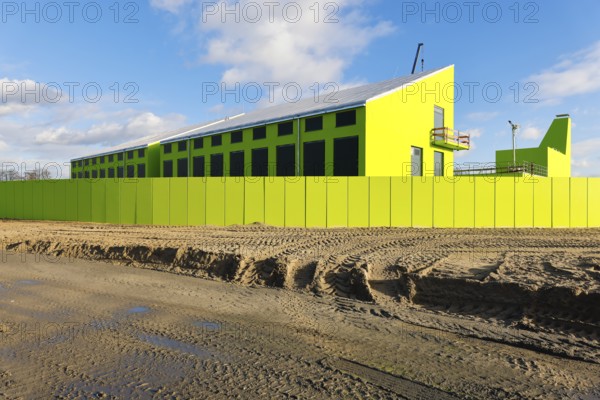 Oberhausen, Ruhr area, North Rhine-Westphalia, Germany - Emscher conversion, new Emscher AKE sewer,