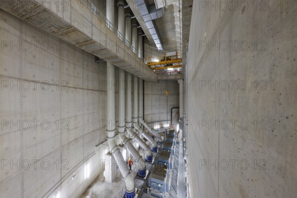 Oberhausen, Ruhr area, North Rhine-Westphalia, Germany - Emscher conversion, new Emscher AKE sewer,