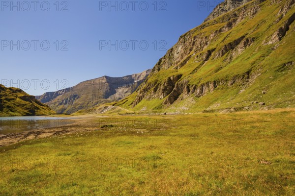 Nassfeldreservoir close to the Kaiser Franz-Josef Höhe on the Grossglockner High Alpine Road