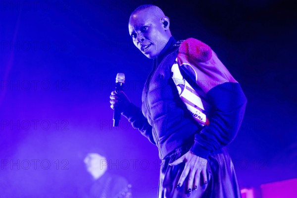 Deborah Anne Dyer aka Skin, singer of Skunk Anansie, live at the Columbiahalle in Berlin on