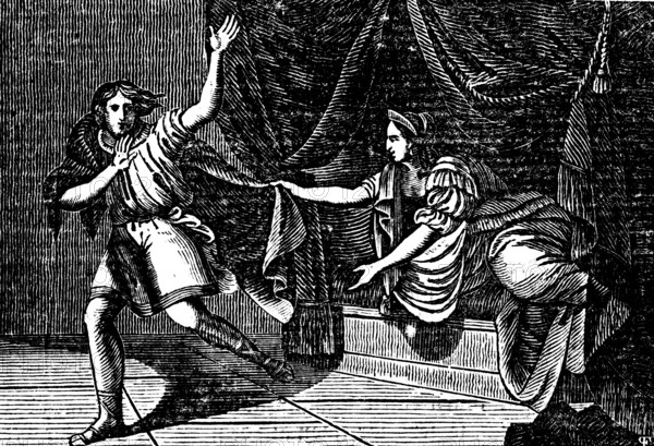 Biblical story of Joseph, Joseph at Pharaoh's court remains steadfast against sin, Potiphar's woman
