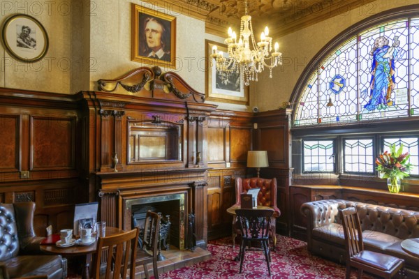 Grade 1 listed interior of the Philharmonic Dining Rooms public house, Hope Street, Liverpool,