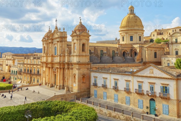 San Nicolò Cathedral, Noto, Noto Valley, Sicily, Italy, Europe