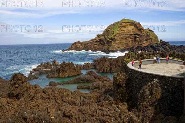 Natural swimming pools in volcanic rock, lava pools, natural swimming pools, natural pools, rocky
