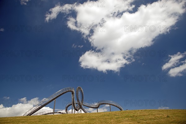 Landmark Tiger & Turtle - Magic Mountain by Heike Mutter and Ulrich Genth, walk-in sculpture in the