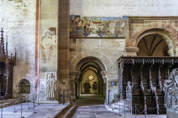 Interior of the monastery church, Maulbronn Monastery, Maulbronn, Baden-Württemberg, Germany,