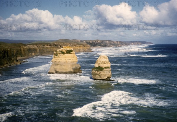 Famous coastal cliffs belonging to the Twelve Apostles, Port Campbell National Park, Victoria,