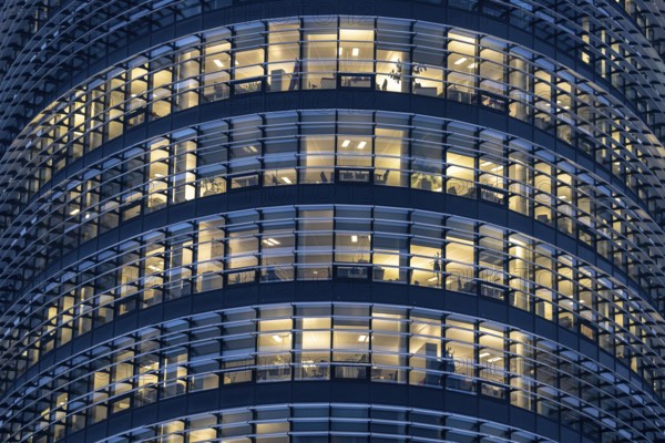The headquarters of Vodafone, in Düsseldorf-Heerdt, Vodafone-Campus, office tower, North