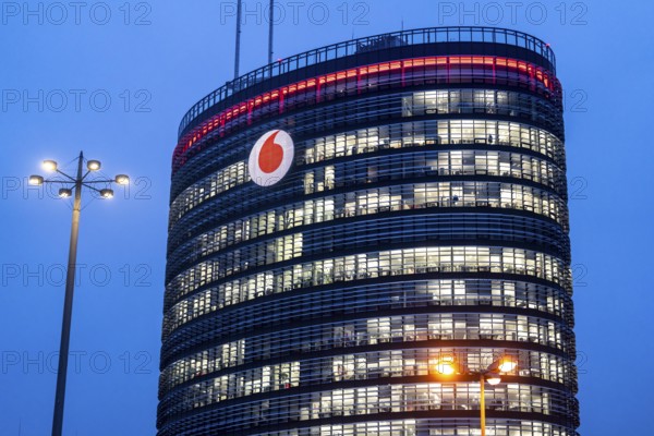 The company headquarters of Vodafone, in Düsseldorf-Heerdt, Vodafone-Campus, office tower, North