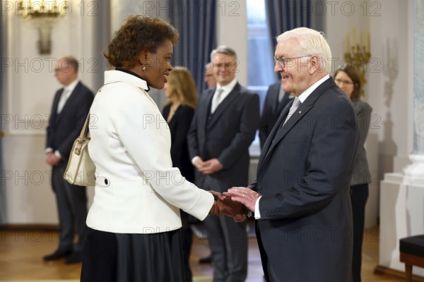 Stella Mokaya Orina Kenya is received by Frank-Walter Steinmeier (President of the Federal Republic