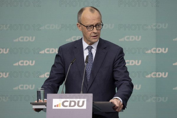 Friedrich Merz (CDU candidate for Chancellor, Federal Chairman of the CDU and Chairman of the