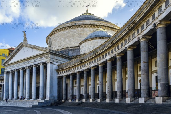 Basilica Reale Pontificia San Francesco da Paola, Naples, Campania, Italy, Europe