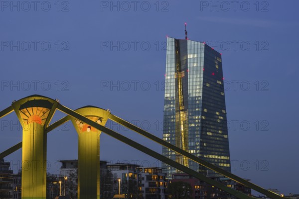 European Central Bank, Architect Coop Himmelblau, Frankfurt am Main, Hesse, Germany, Europe