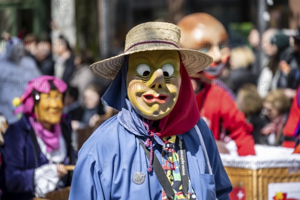 Participants dressed up as jesters from the guest canton of Schwyz, jesters' symposium of the