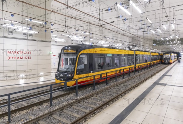 Trams and light rail operate the rail-based public transport network in Karlsruhe. They are