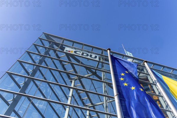 Façade of the CDU headquarters in Klingelhöferstraße, Berlin, Germany, Europe