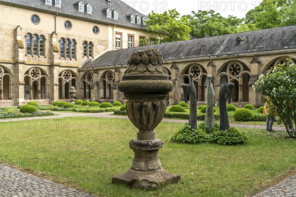 Cloister of St Peter's Cathedral, UNESCO World Heritage Site in Trier, Rhineland-Palatinate,