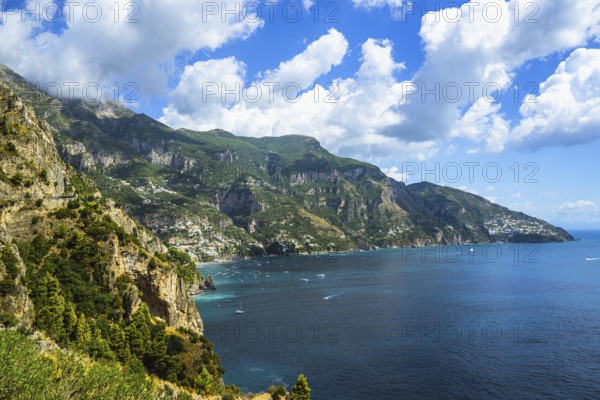 Amalfi Drive, Amalfi Coast, Positano, Italy, Europe