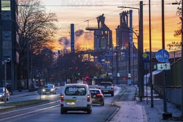 Duisburg-Bruckhausen steel site, ThyssenKrupp Steel, blast furnaces 8 and 9, on