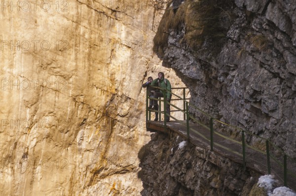 Breitachklamm, near Tiefenbach, Oberstdorf, Allgäu, Bavarian Swabia, Bavaria, Germany, Europe