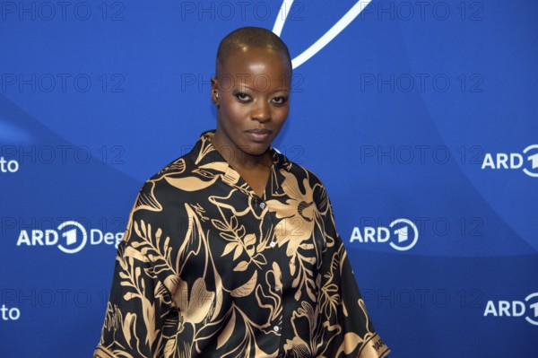 Florence Kasumba, ARD BLUE HOUR 2025, Photo Call, Hotel Telegraphenamt, Berlin, 14.02.2025