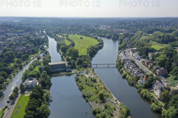 Mülheim an der Ruhr, North Rhine-Westphalia, Germany - Green Ruhr area in Mülheim an der Ruhr. In