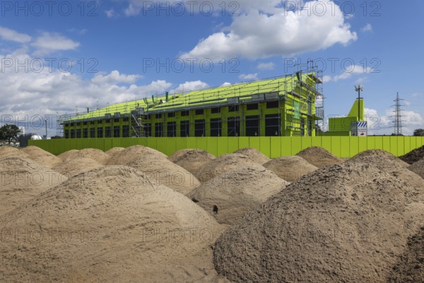 Oberhausen, North Rhine-Westphalia, Germany - Emscher conversion, new Emscher AKE sewer, here the