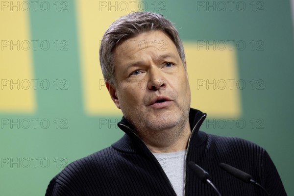 Berlin, Germany - 26 January 2025: Robert Habeck, Alliance 90/The Greens' candidate for Chancellor