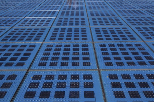 Monument or Greeting to the Sun solar panels installation by Nikola Basic, Zadar, Croatia, Europe