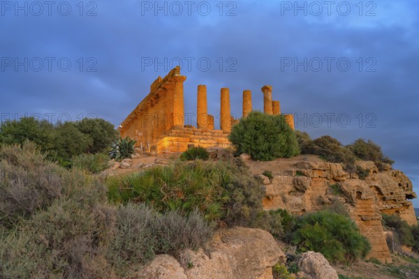 Temple of Juno, Valley of Temples, Agrigento, Sicily, Italy, Europe
