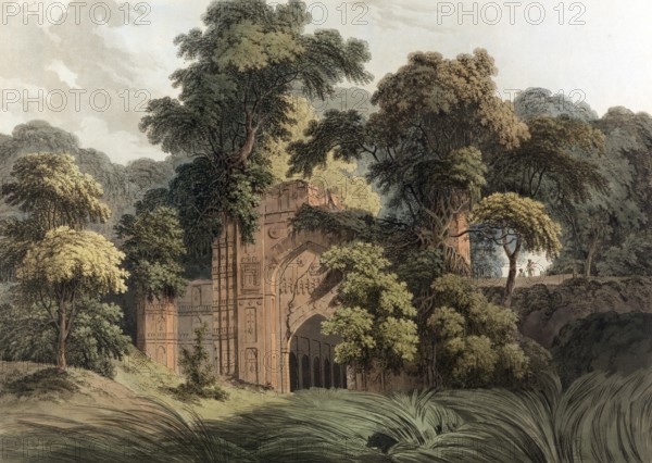 Ruins of the ancient city of Gour, in the northern plains of West Bengal, formerly on the banks of