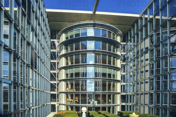 Bundestag and Paul Löbe House in Berlin, Germany, Europe