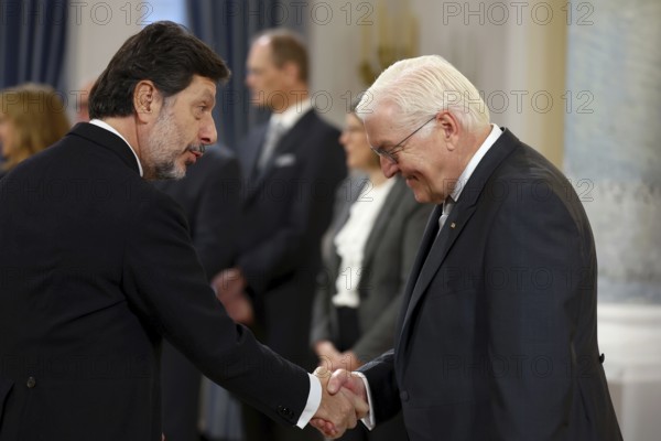 Scarlet badis Galassi San Marino is received by Frank-Walter Steinmeier (President of the Federal