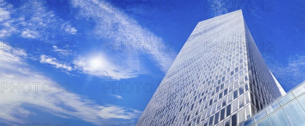 Israel, Tel Aviv financial business district skyline with shopping malls and high tech offices,