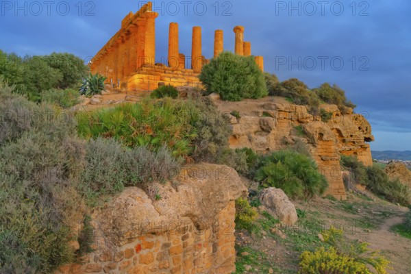 Temple of Juno, Valley of Temples, Agrigento, Sicily, Italy, Europe