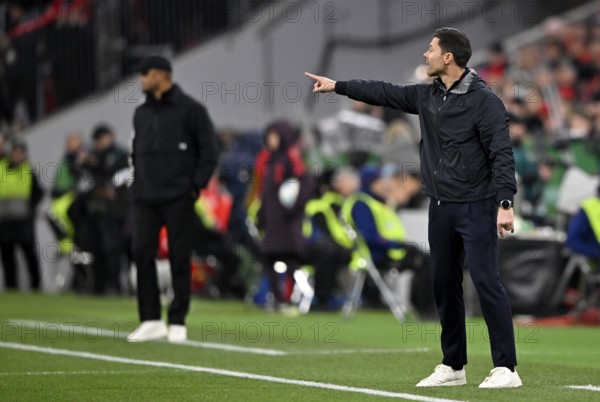 Coach Coach Xabi Alonso Bayer 04 Leverkusen and Coach Coach Vincent Kompany FC Bayern Munich FCB on