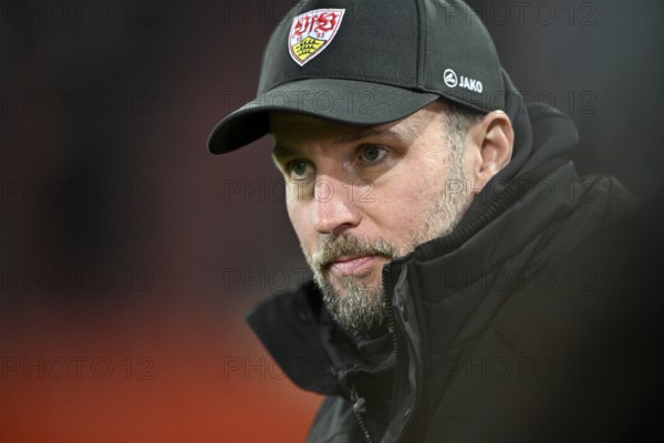 Coach Sebastian Hoeneß VfB Stuttgart Portrait WWK Arena, Augsburg, Bavaria, Germany, Europe