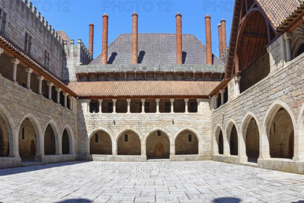 Palace of the Dukes of Braganza, Guimaraes, Minho Region, Portugal, Europe