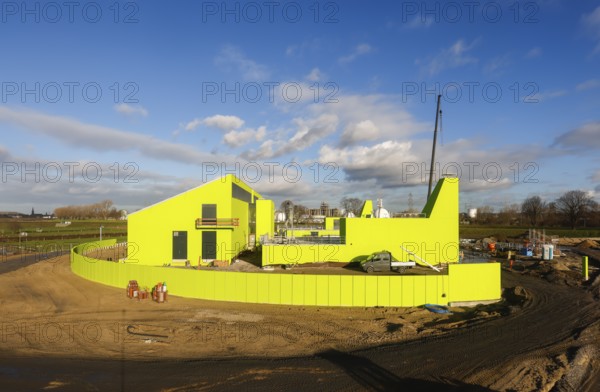 Oberhausen, Ruhr area, North Rhine-Westphalia, Germany - Emscher conversion, new Emscher AKE sewer,
